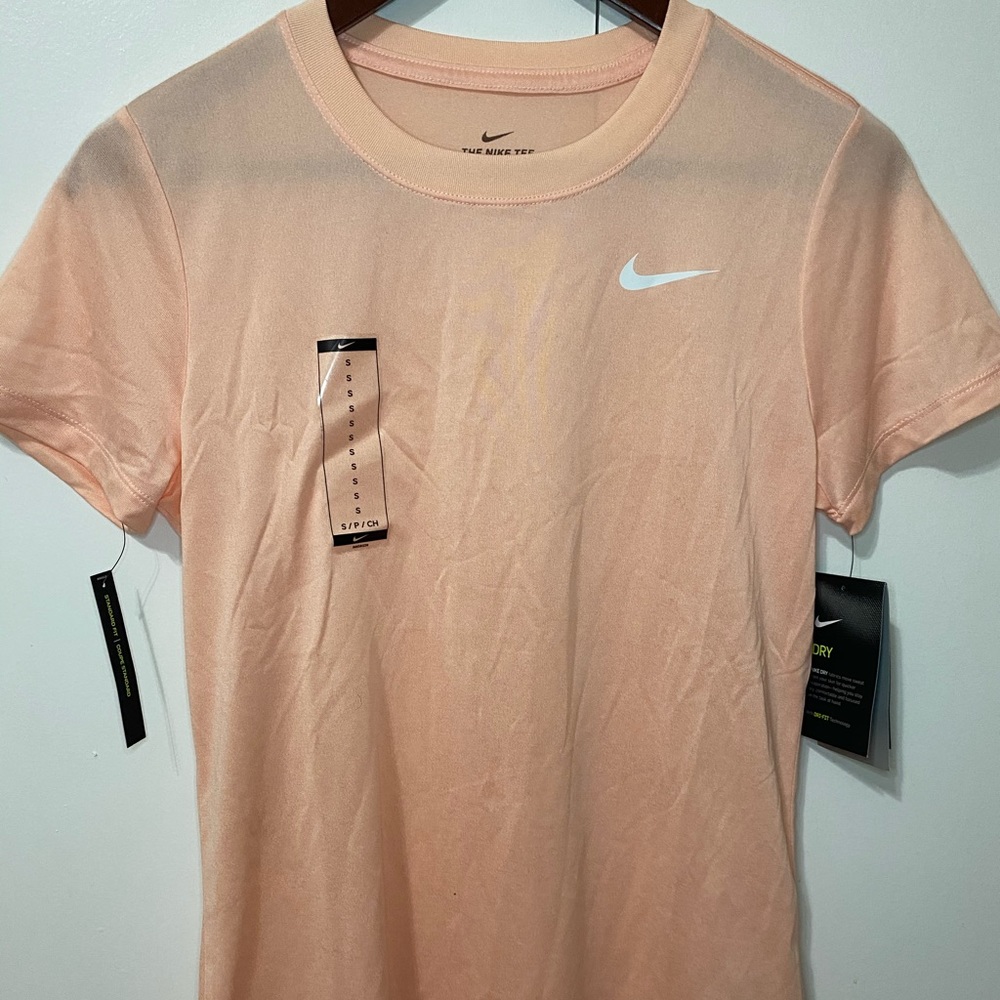 Pink nike dri-fit shirt